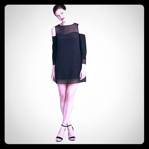 Marie Oliver black cocktail dress sz large w/ tags